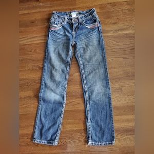 UPROAR Girls 10R thick stitch jeans